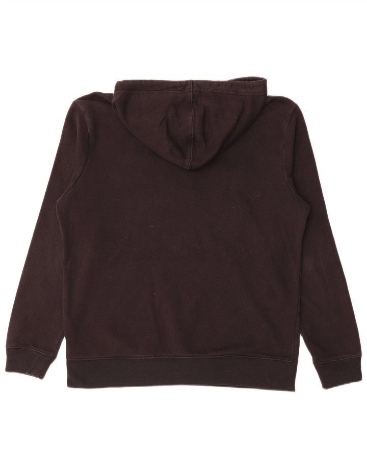 Gap Mens Graphic Hoodie Jumper Small Black Cotton