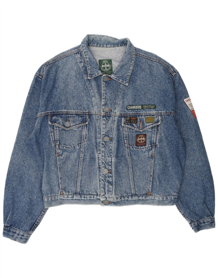 Chambers Womens Denim Jacket UK 20 2XL Blue