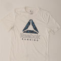 REEBOK Mens Graphic T-Shirt Top Medium White Polyester Vintage Reebok and Second-Hand Reebok from Messina Hembry 