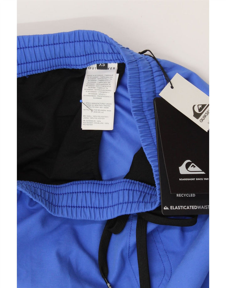 QUIKSILVER Mens Swimming Shorts XS Blue Polyester