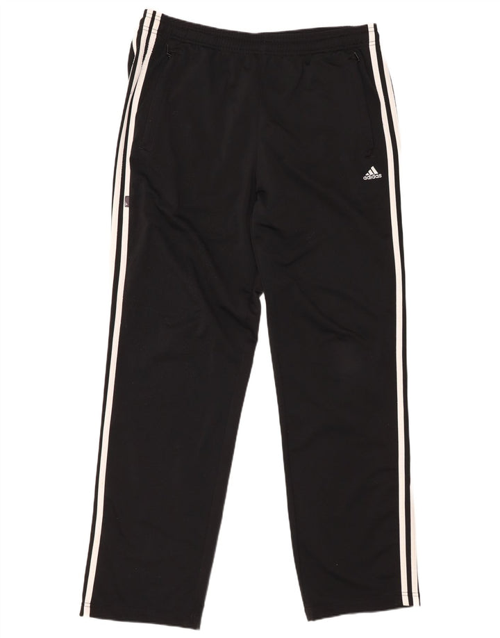 Adidas Mens Tracksuit Trousers Large Black Polyester