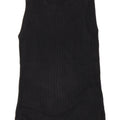 Marks & Spencer Womens Vest Top UK 14 Medium Black Viscose