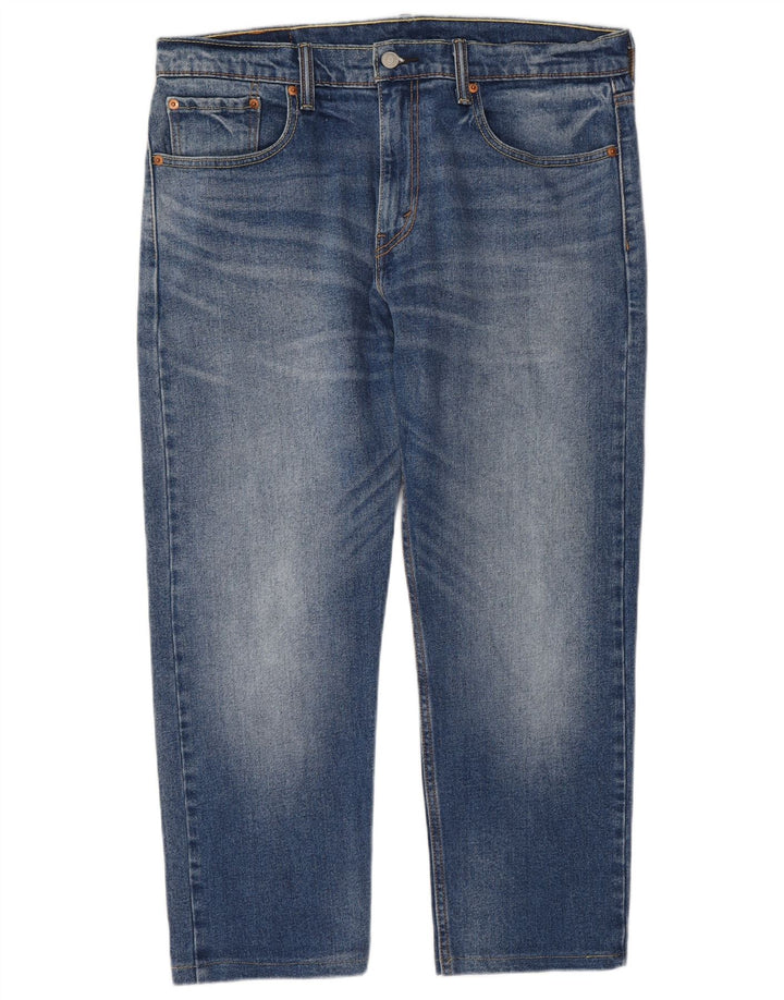 Levi's Mens 502 Tapered Jeans W33 L28 Blue Cotton