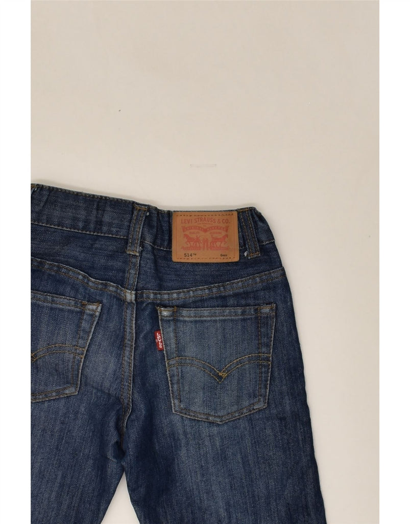 LEVI'S Boys 514 Straight Jeans 5-6 Years W21 L20  Navy Blue Cotton | Vintage Levi's | Thrift | Second-Hand Levi's | Used Clothing | Messina Hembry 