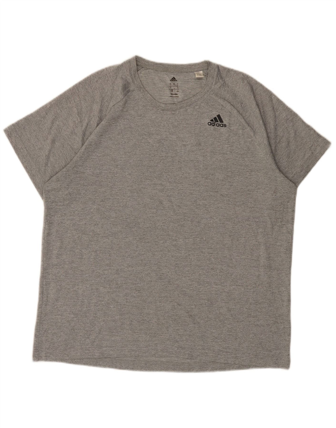 ADIDAS Mens Climalite T-Shirt Top Large Grey Flecked