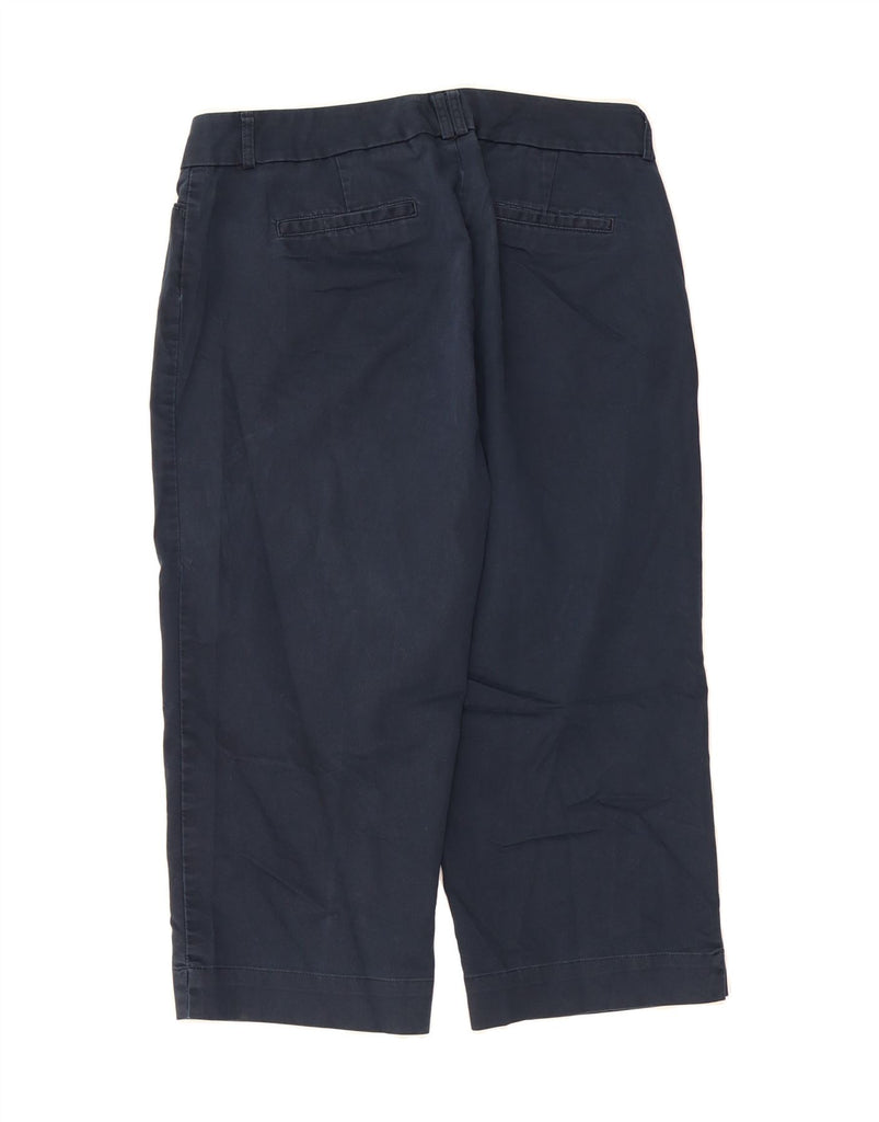 DOCKERS Womens Curvy Mid Rise Capri Trousers US 8 Medium W32 L20 Navy Blue Vintage Dockers and Second-Hand Dockers from Messina Hembry 