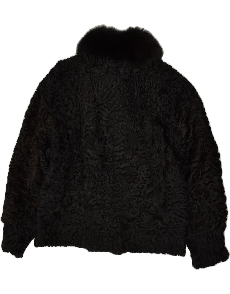 VINTAGE Womens Bomber Jacket UK 16 Large Black | Vintage Vintage | Thrift | Second-Hand Vintage | Used Clothing | Messina Hembry 