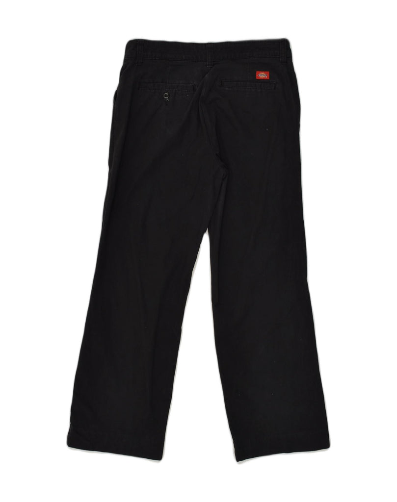 DICKIES Womens Relaxed Fit Casual Trousers US 8 Medium W30 L27 Black | Vintage Dickies | Thrift | Second-Hand Dickies | Used Clothing | Messina Hembry 