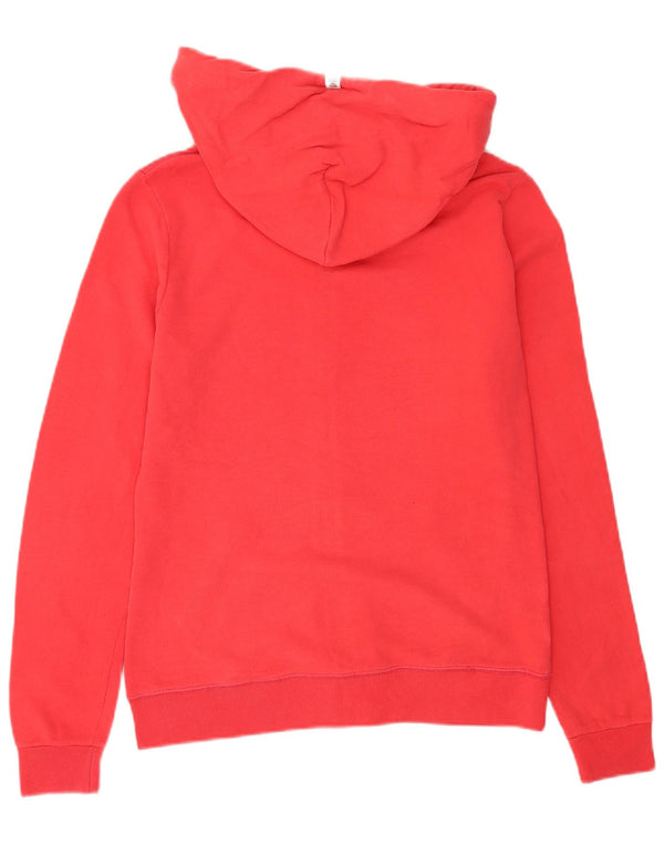 Franklin & Marshall Womens Graphic Zip Hoodie Sweater UK 16 Large Red