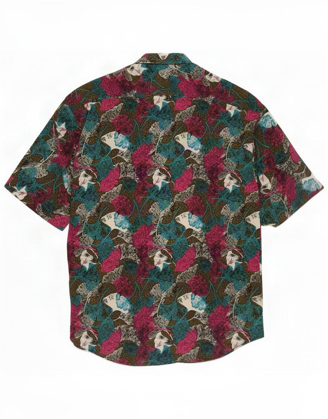 Ciaps Mens Short Sleeve Shirt Small Multicoloured Floral