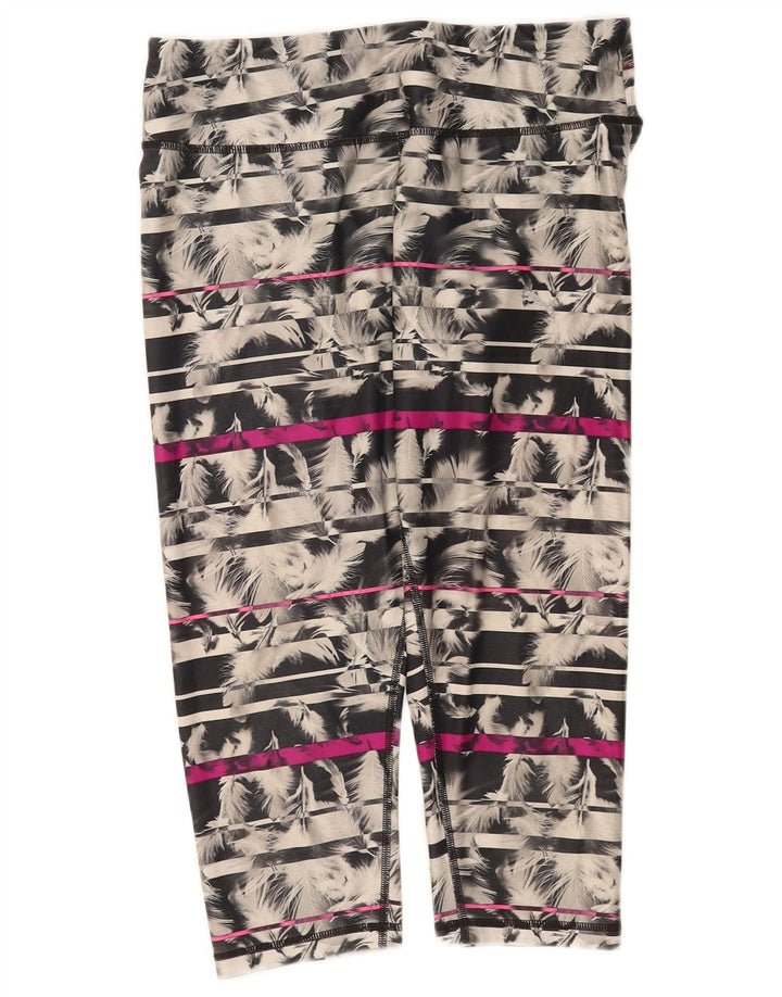 Puma Womens Abstract Pattern Capri Leggings UK 14 Large Multicoloured