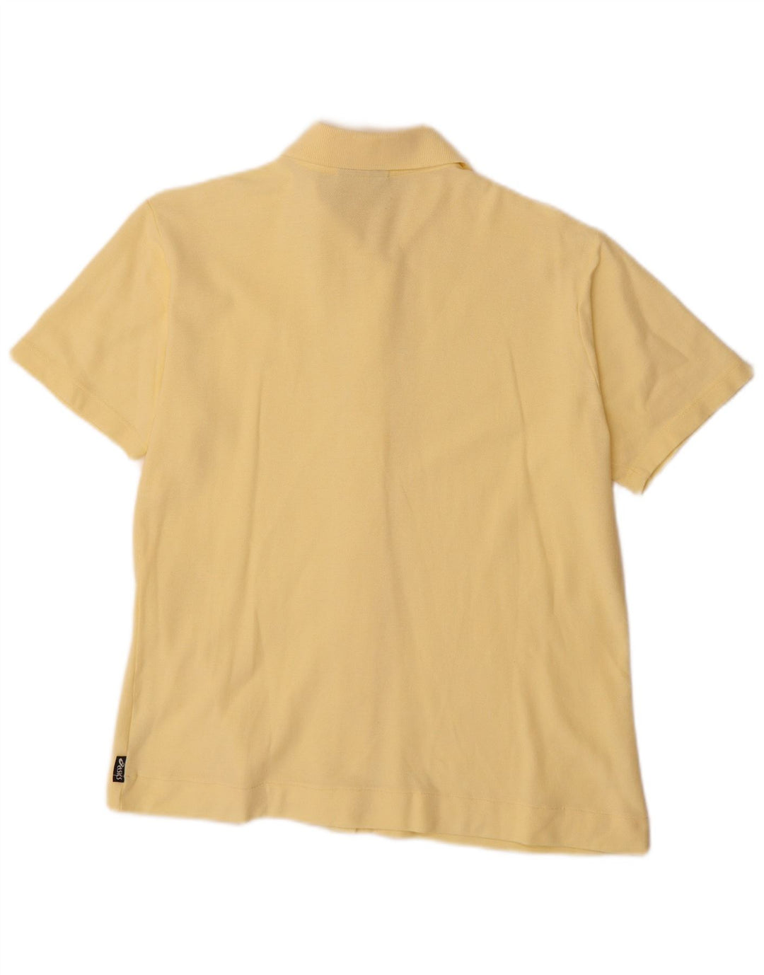 ASICS Womens Short Sleeve Shirt UK 14 Large Yellow