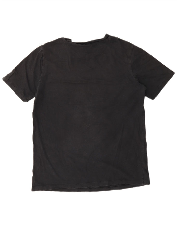 Adidas Womens Graphic T-Shirt Top UK 14 Medium Black