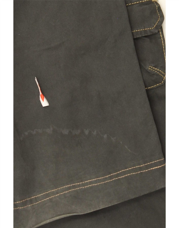 Murphy & Nye Mens Loose Fit Cargo Trousers W34 L33 Grey Cotton