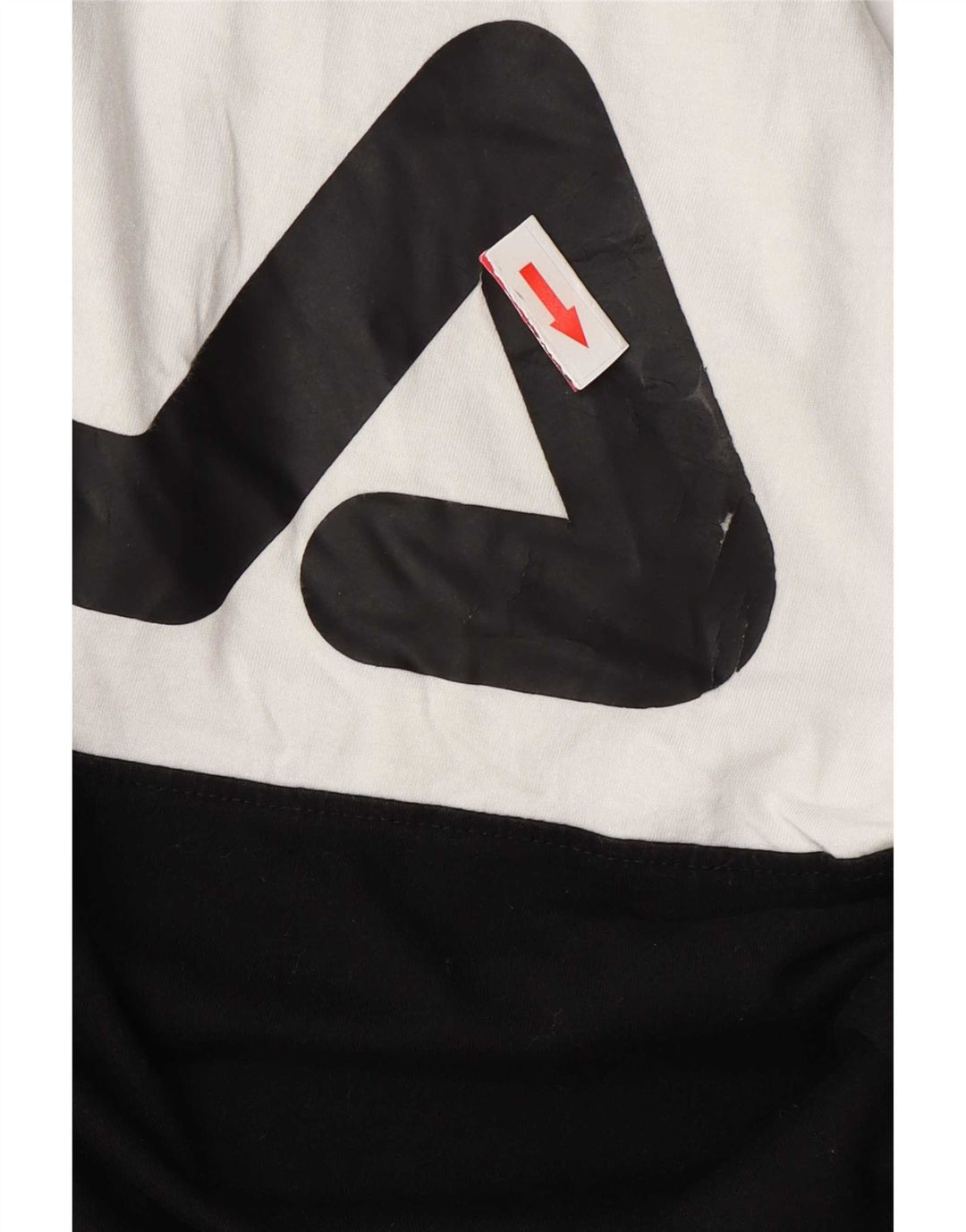 Fila Mens Graphic T-Shirt Top Large Grey Colourblock Cotton