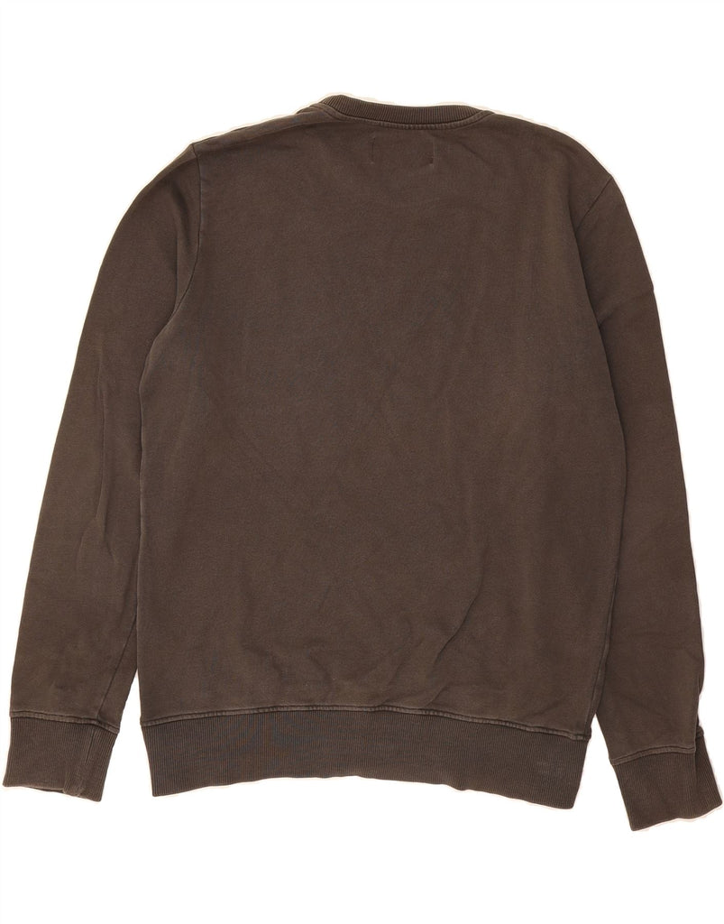 CALVIN KLEIN JEANS Mens Graphic Sweatshirt Jumper Large Black Vintage Calvin Klein Jeans and Second-Hand Calvin Klein Jeans from Messina Hembry 