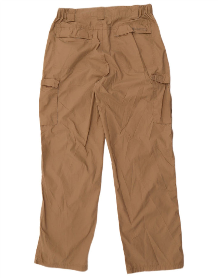 Mountain Warehouse Mens Straight Cargo Trousers W32 L29 Beige Polyester