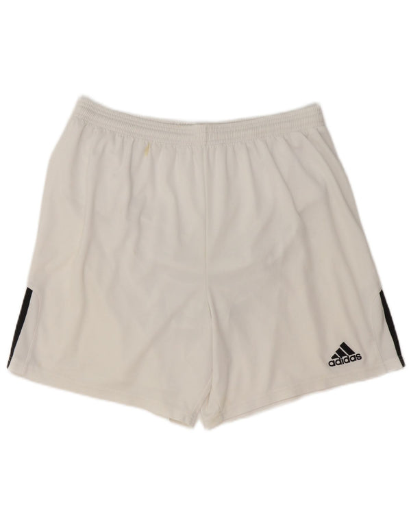 Adidas Mens Sport Shorts Large White Colourblock Polyester