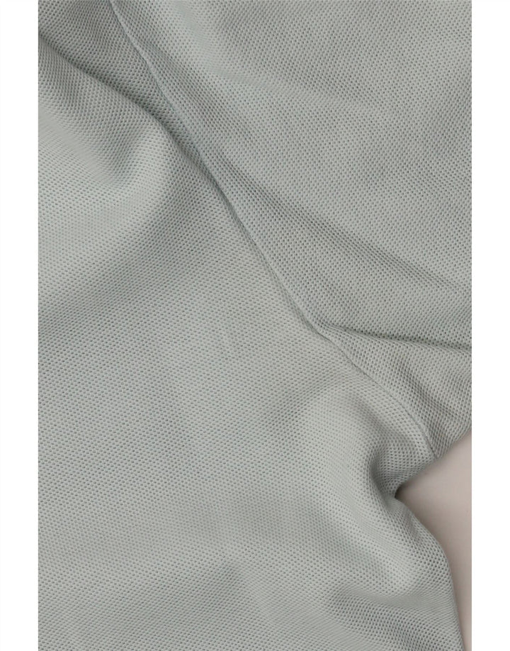 FILA Mens Long Sleeve Polo Shirt IT 52 Large Blue Cotton