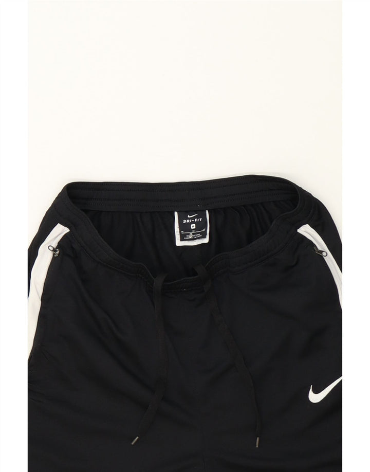 NIKE Womens Tracksuit Trousers UK 14 Medium  Black Colourblock Polyester Vintage Nike and Second-Hand Nike from Messina Hembry 