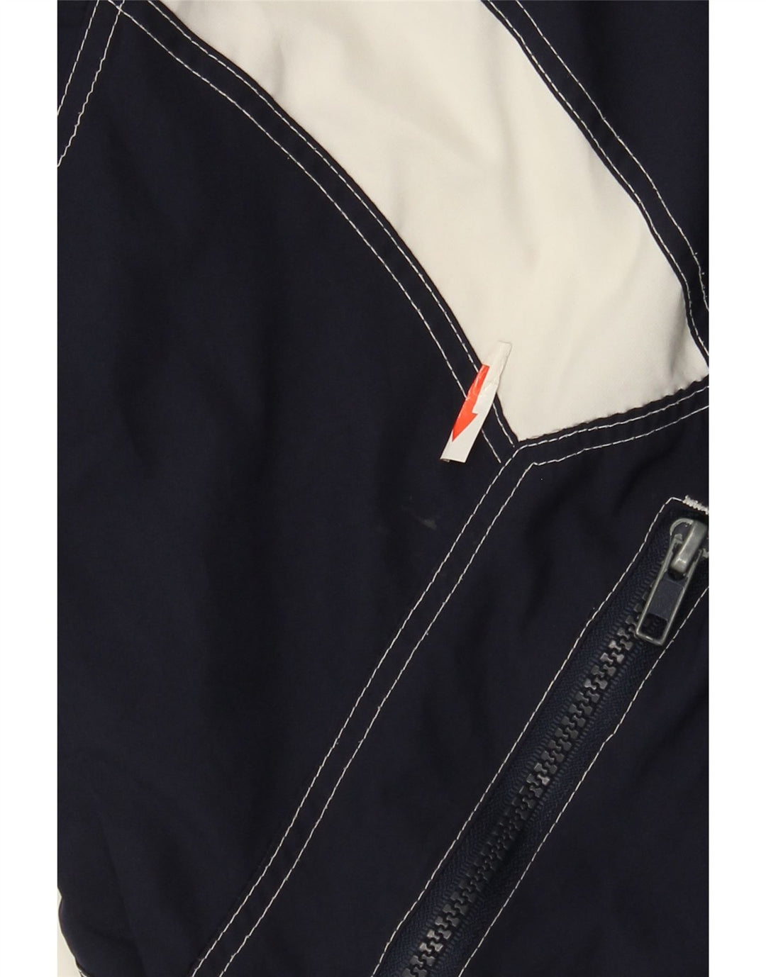 Active Mens Tracksuit Top Jacket Large Navy Blue Colourblock