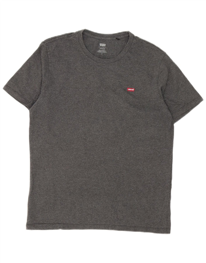 Levi's Mens Standard T-Shirt Top Medium Grey Cotton