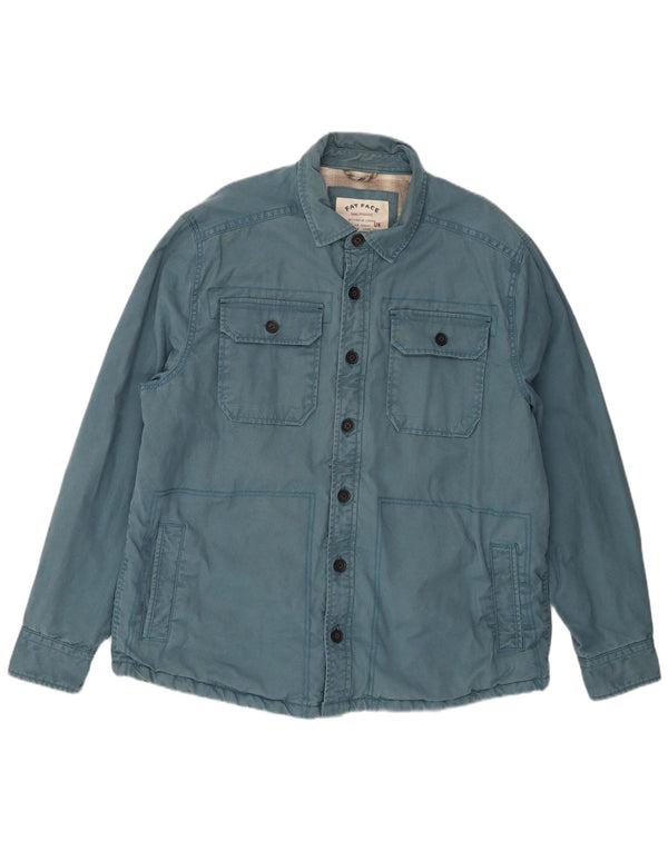 Fat Face Mens Lumberjack Shirt 2XL Blue Cotton