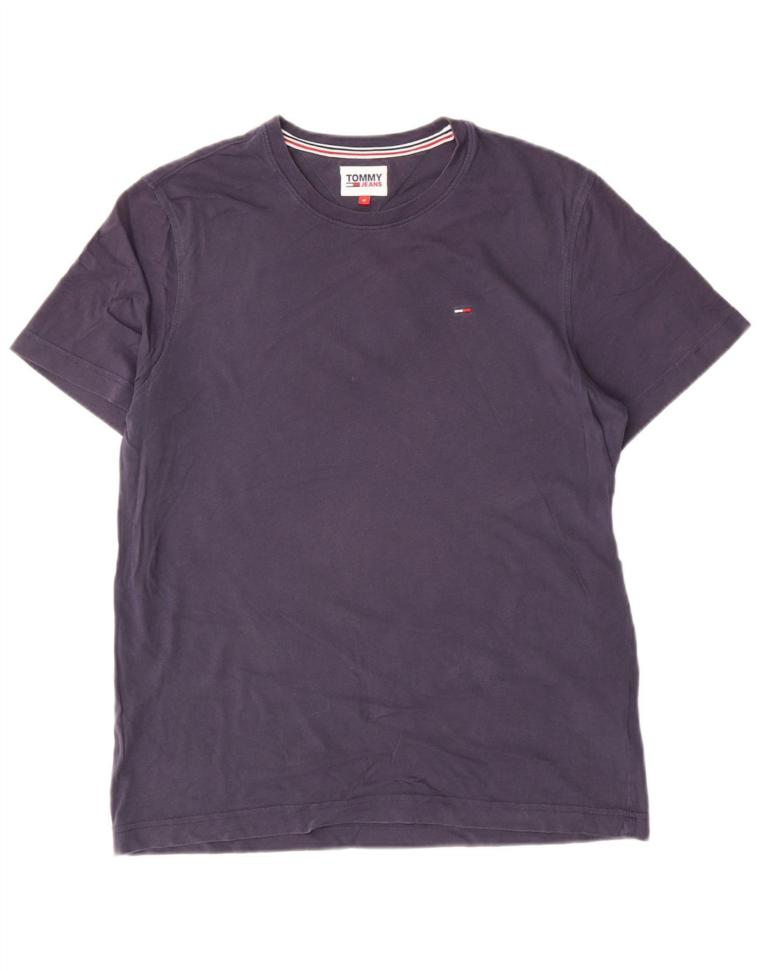 Tommy Hilfiger Mens T-Shirt Top Medium Navy Blue Cotton