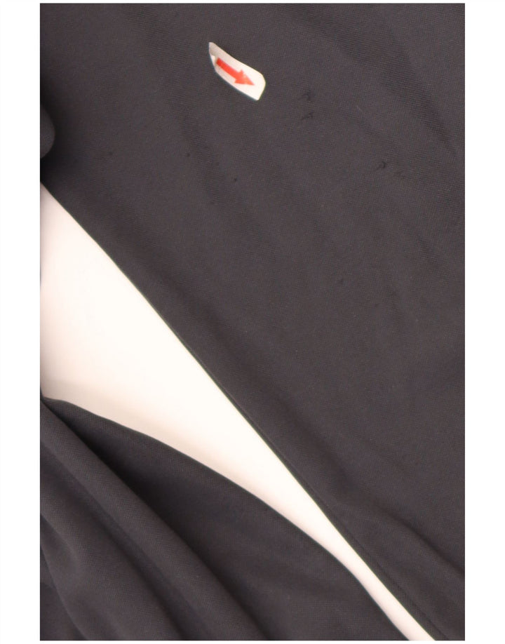 Adidas Mens Hoodie Jumper Medium Grey Colourblock Polyester