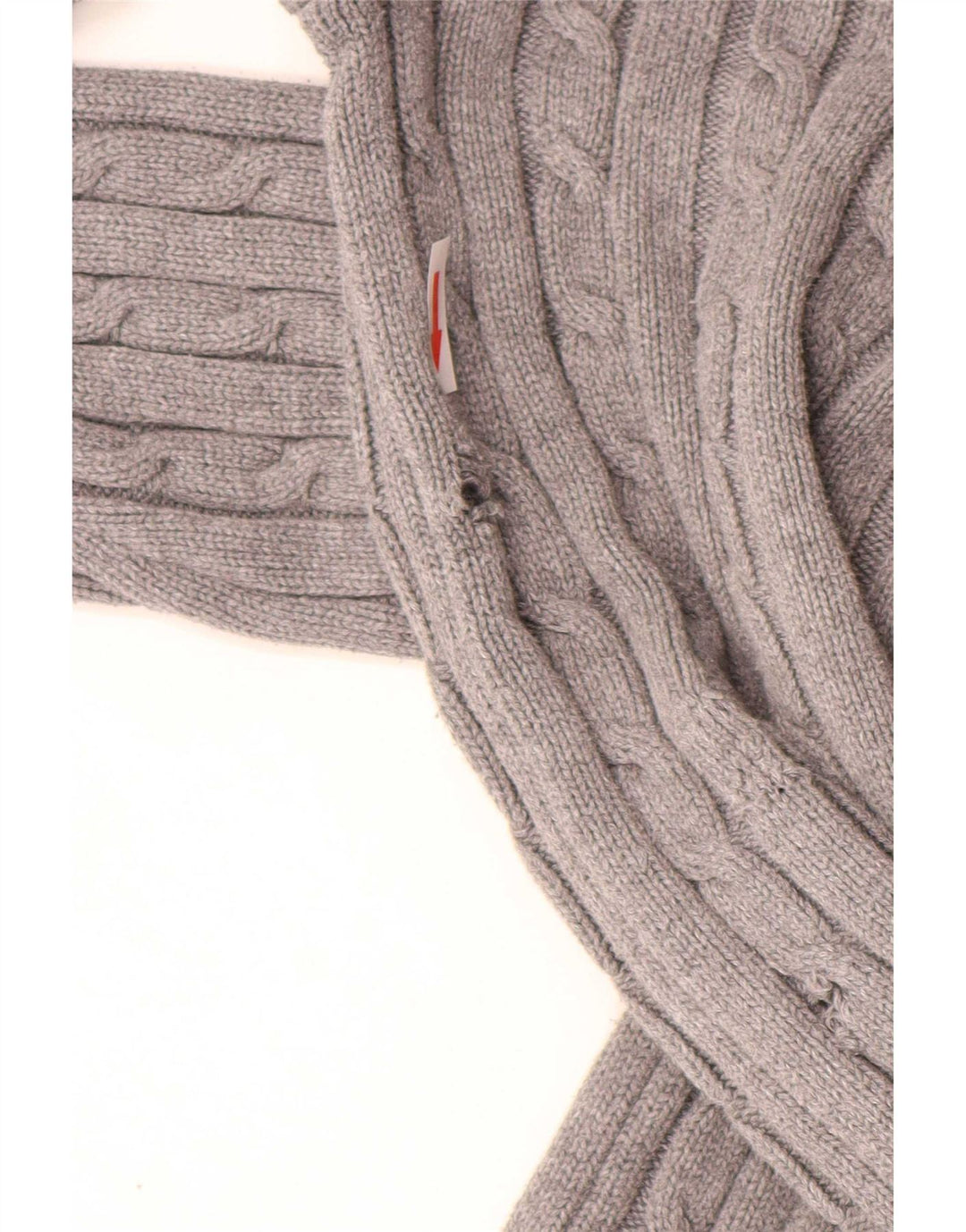 Tommy Hilfiger Mens Crew Neck Jumper Sweater Large Grey Cotton