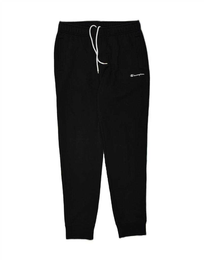 CHAMPION Mens Tracksuit Trousers Joggers Medium Black Cotton Vintage Champion and Second-Hand Champion from Messina Hembry 