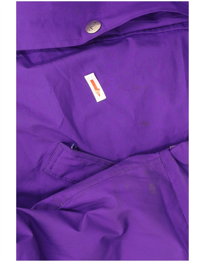 FILA Mens Ski Jacket 2XL Purple Cotton