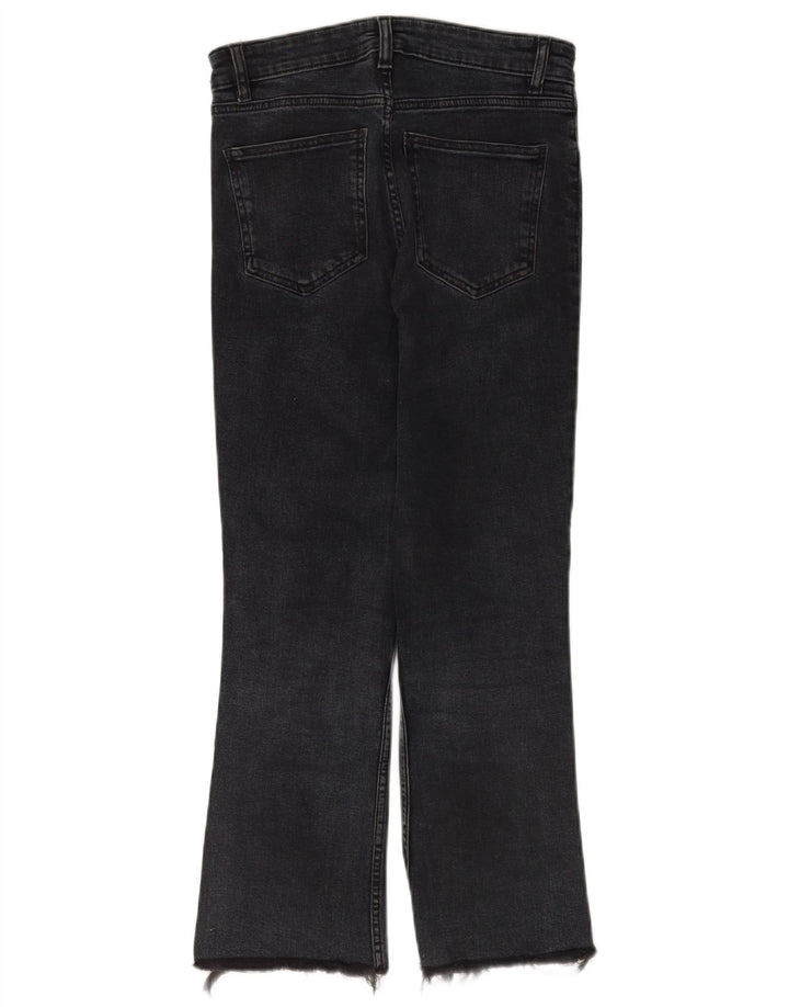 Zara Womens Bootcut Jeans EU 36 XS W26 L25 Black Cotton