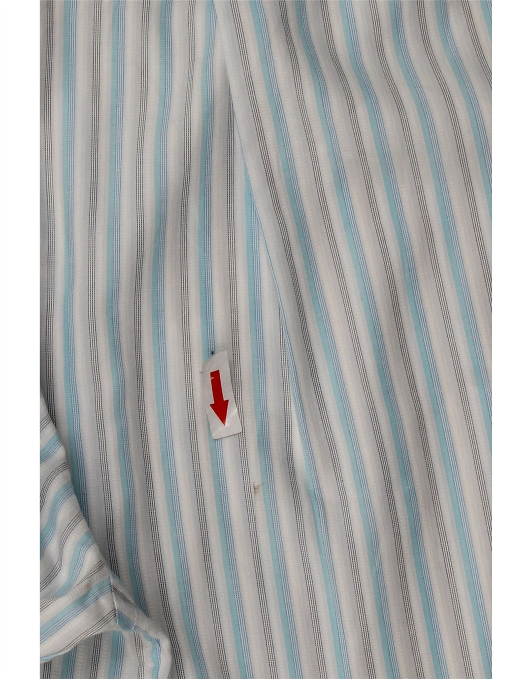 TOMMY BAHAMA Mens Shirt Size 16 Large Blue Pinstripe Cotton
