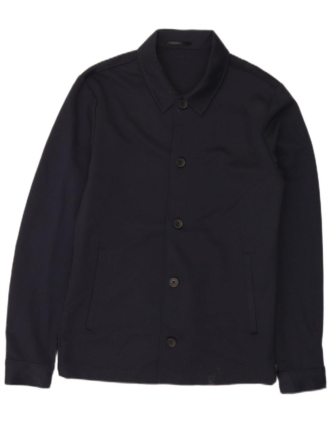 Jack & Jones Mens Bomber Jacket UK 40 Large Navy Blue Polyester