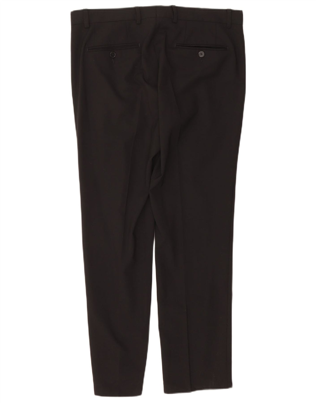 MANUEL RITZ Mens 2 Button 2 Piece Suit IT 48 Medium W32 L29 Black
