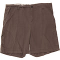 EDDIE BAUER Womens Cargo Shorts US 18 2XL W40 Brown Cotton Vintage Eddie Bauer and Second-Hand Eddie Bauer from Messina Hembry 