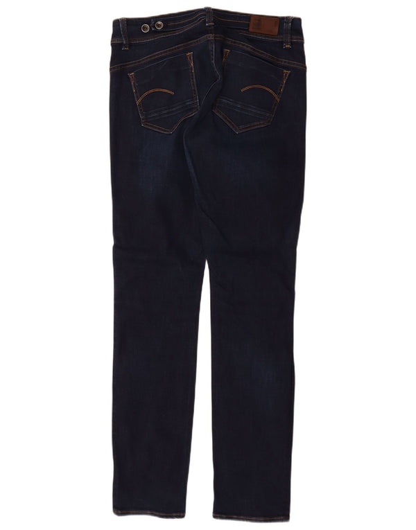 G-Star Womens Midge Slim Jeans W33 L34 Navy Blue