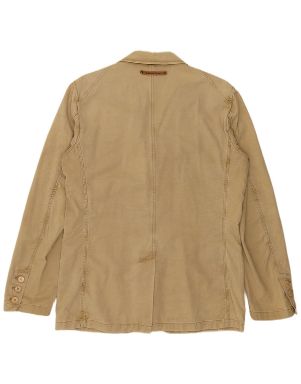 Marlboro Classics Mens 3 Button Blazer Jacket EU 50 Large Beige