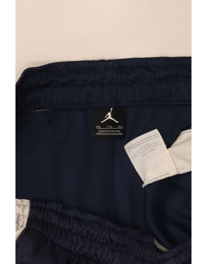 Jordan Mens Sport Shorts 2XL Navy Blue Colourblock Polyester