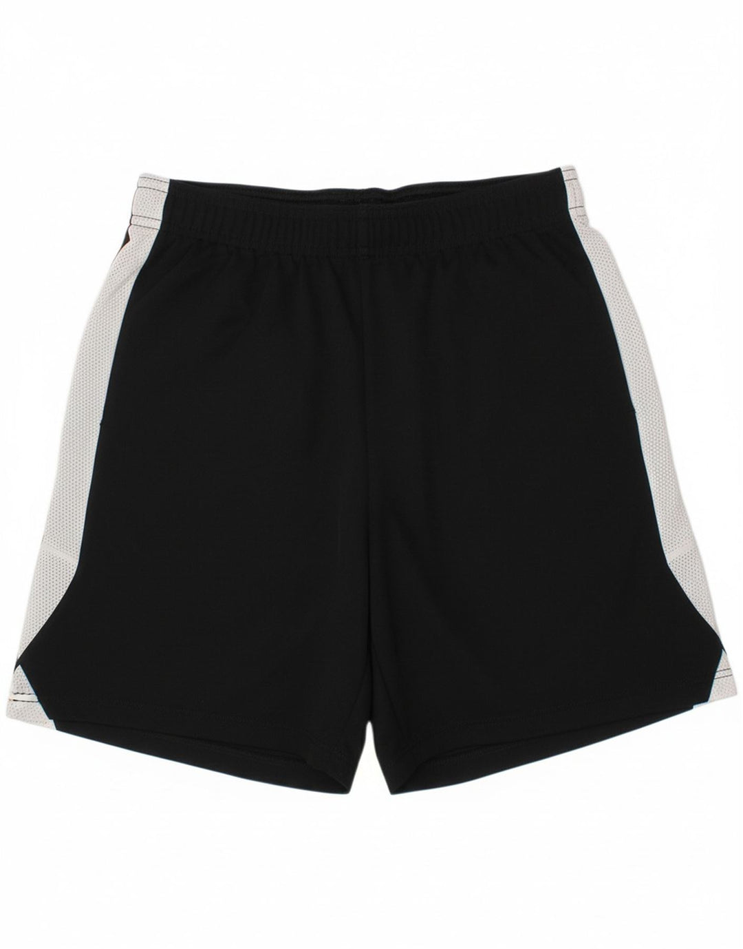 NIKE Boys Dri Fit Sport Shorts 10-11 Years Medium Black Colourblock