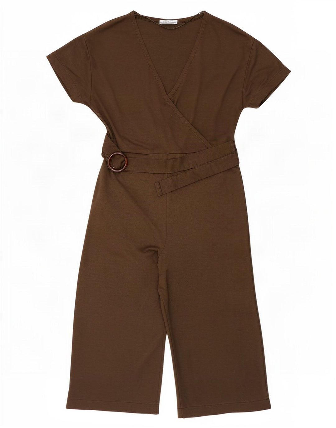 Zara Womens Trafaluc Jumpsuit UK 12 Medium Khaki