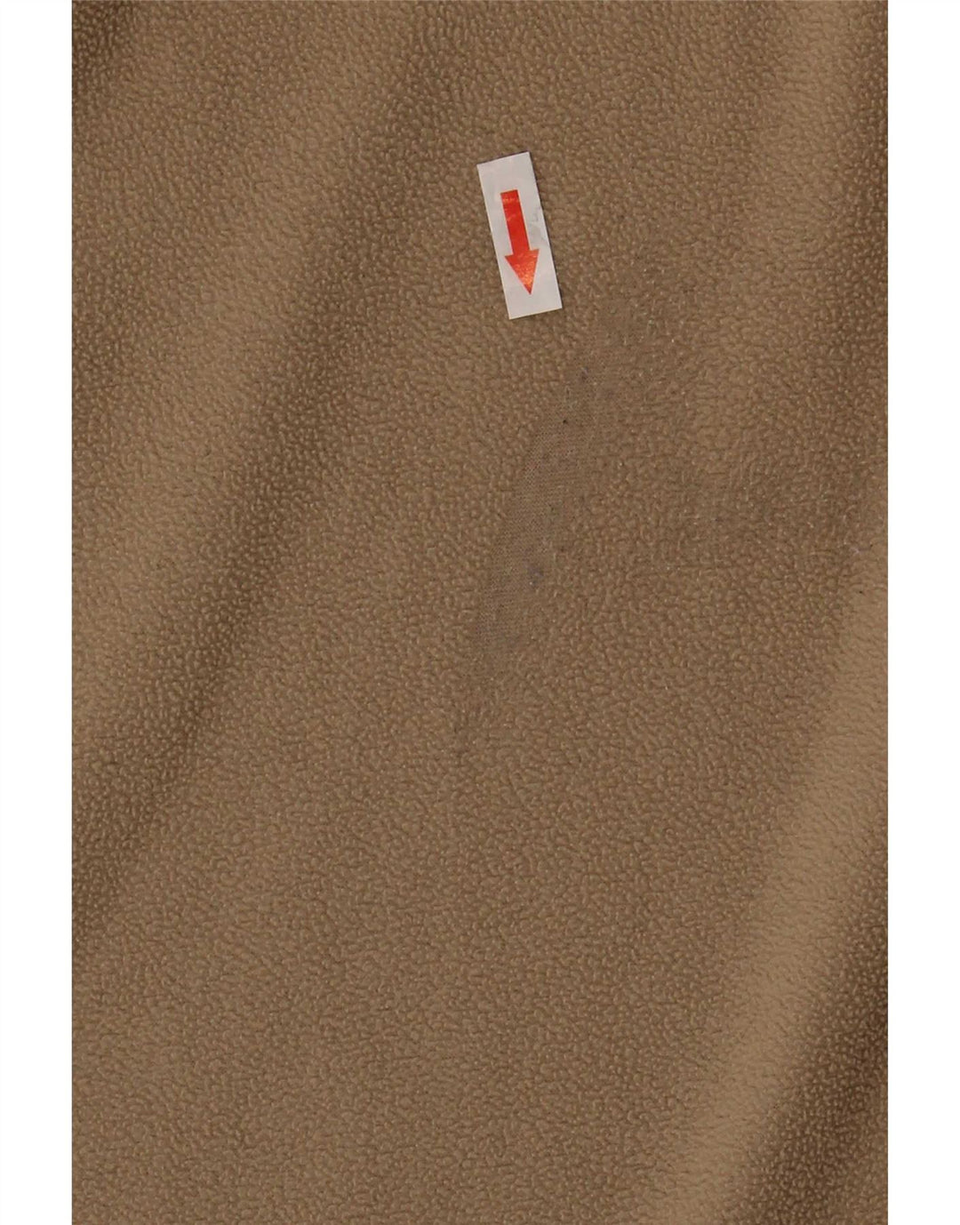 The North Face Mens Zip Neck Fleece Jumper Medium Beige Polyester