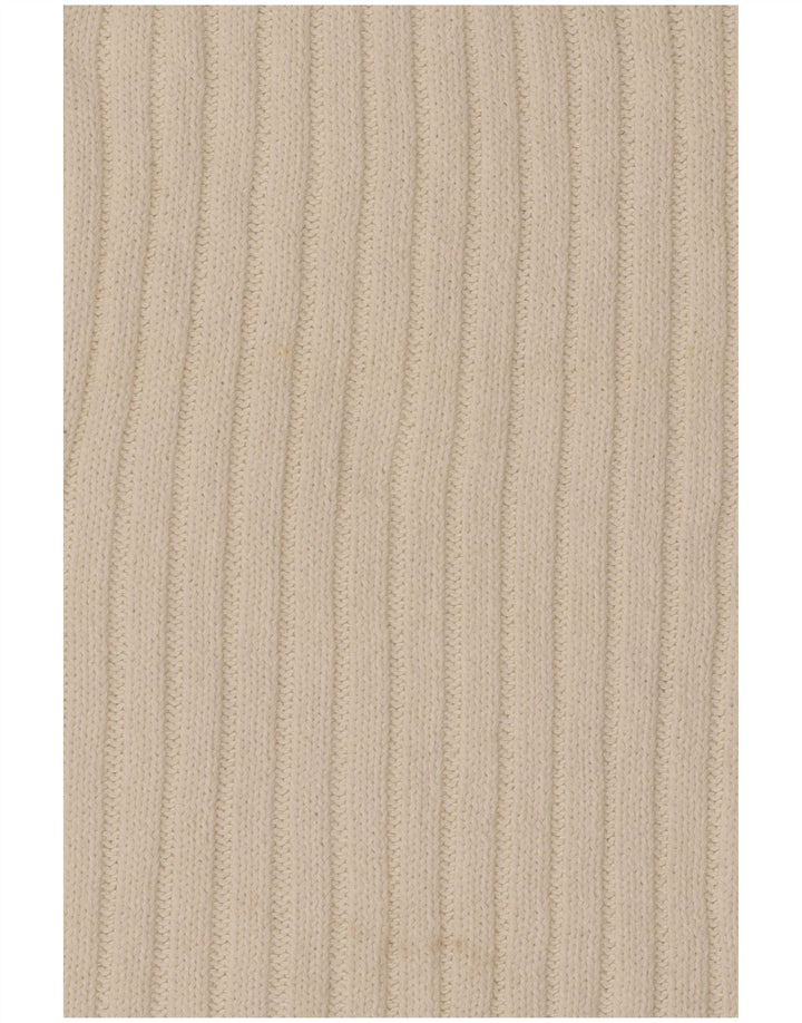 Zara Womens Vest Tank Top UK 12 Medium White Cotton