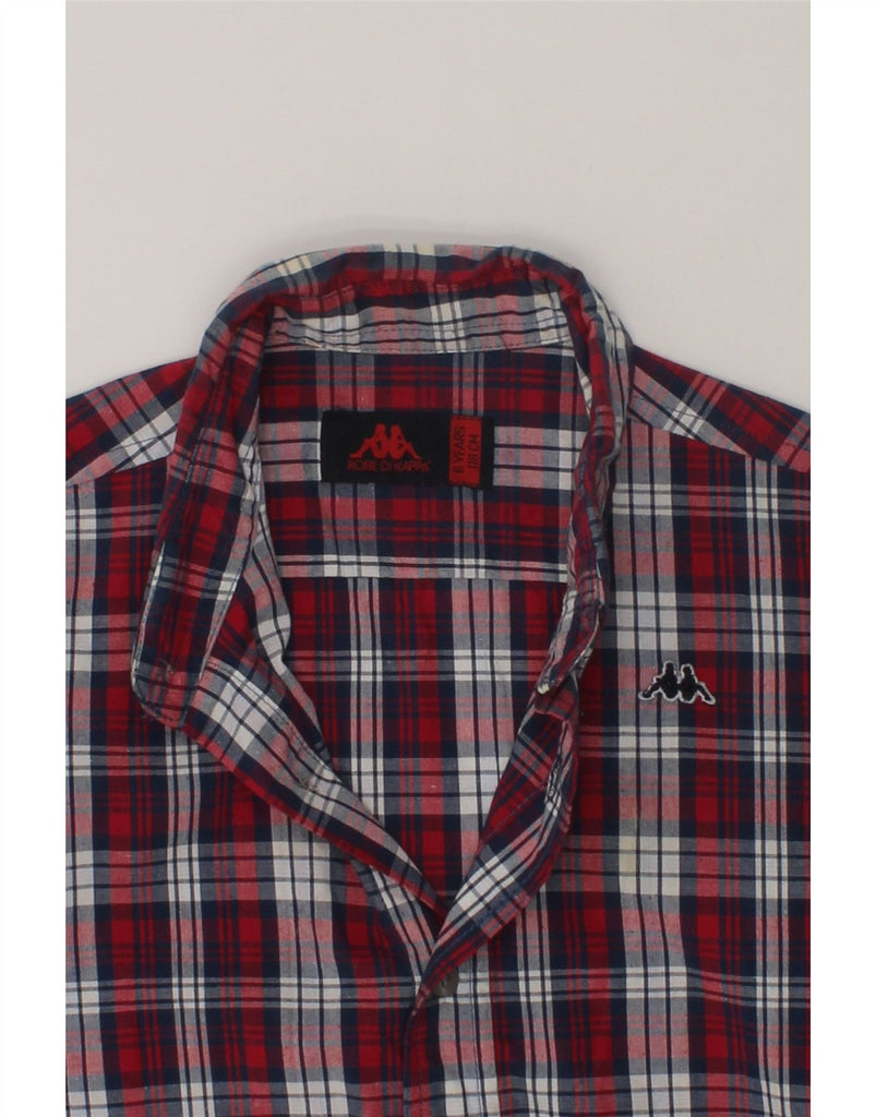 KAPPA Boys Shirt 5-6 Years Red Check Cotton | Vintage Kappa | Thrift | Second-Hand Kappa | Used Clothing | Messina Hembry 