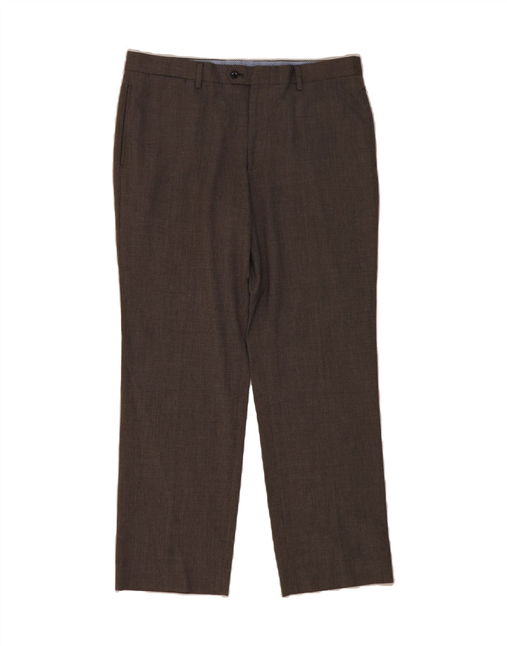 TOMMY HILFIGER Mens Straight Suit Trousers W36 L31 Grey Vintage Tommy Hilfiger and Second-Hand Tommy Hilfiger from Messina Hembry 
