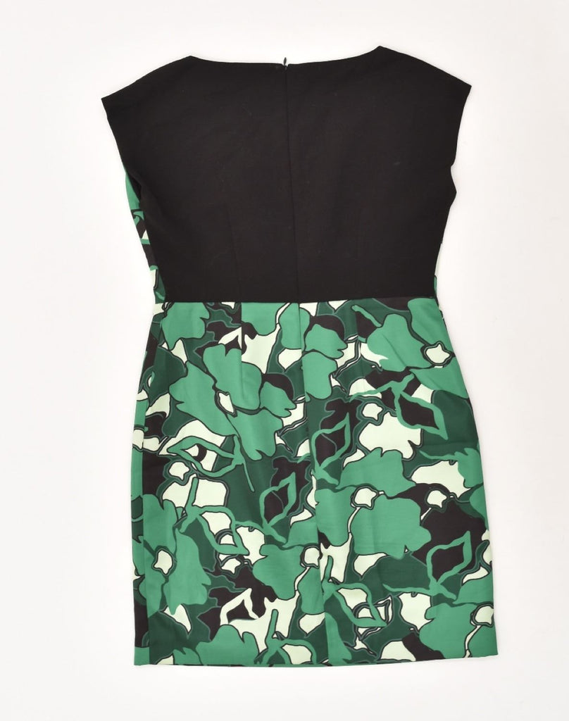 PENNY BLACK Womens Sleeveless Sheath Dress UK 10 Small Green Floral | Vintage Penny Black | Thrift | Second-Hand Penny Black | Used Clothing | Messina Hembry 