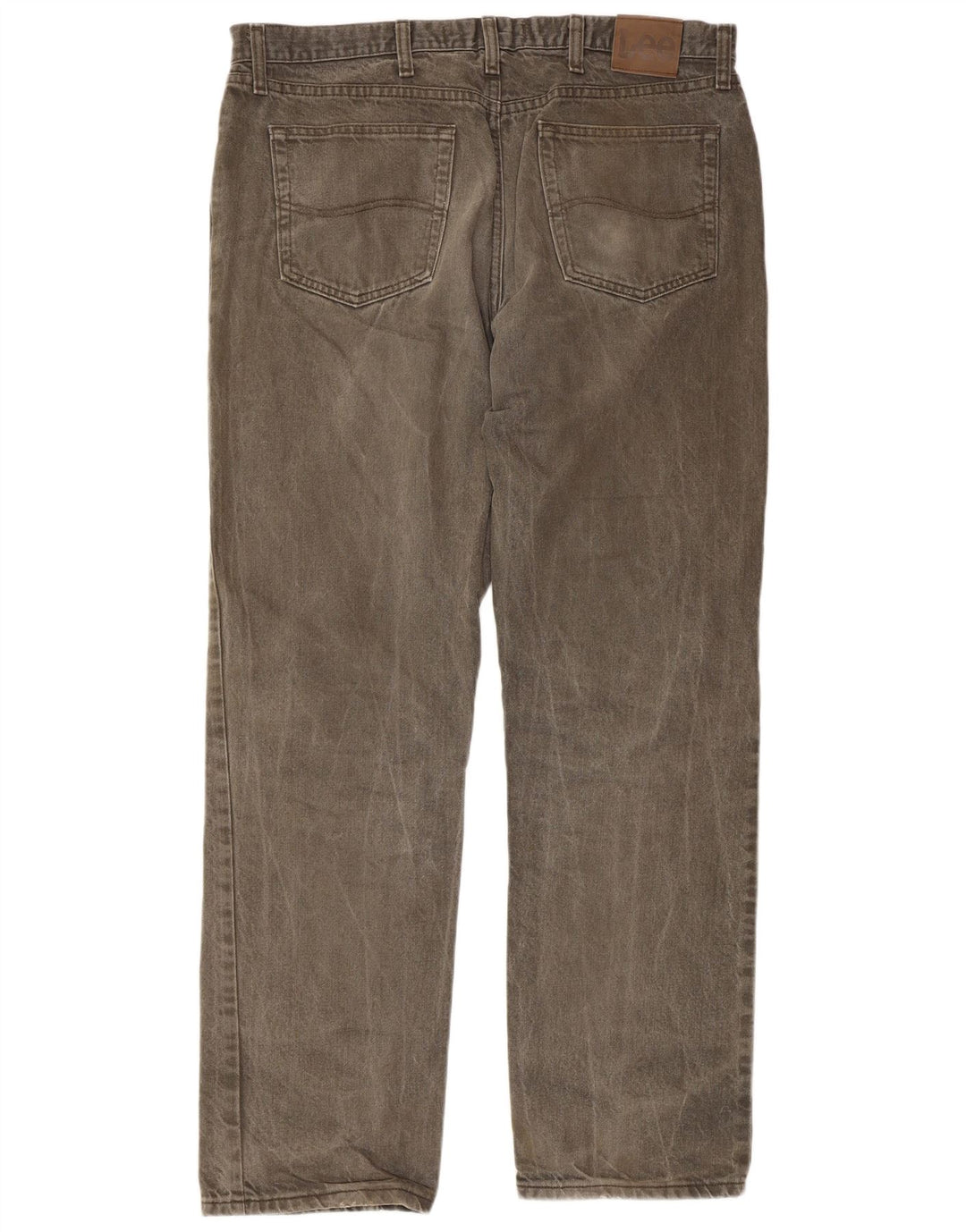 Lee Mens Regular Fit Straight Jeans W38 L32 Grey