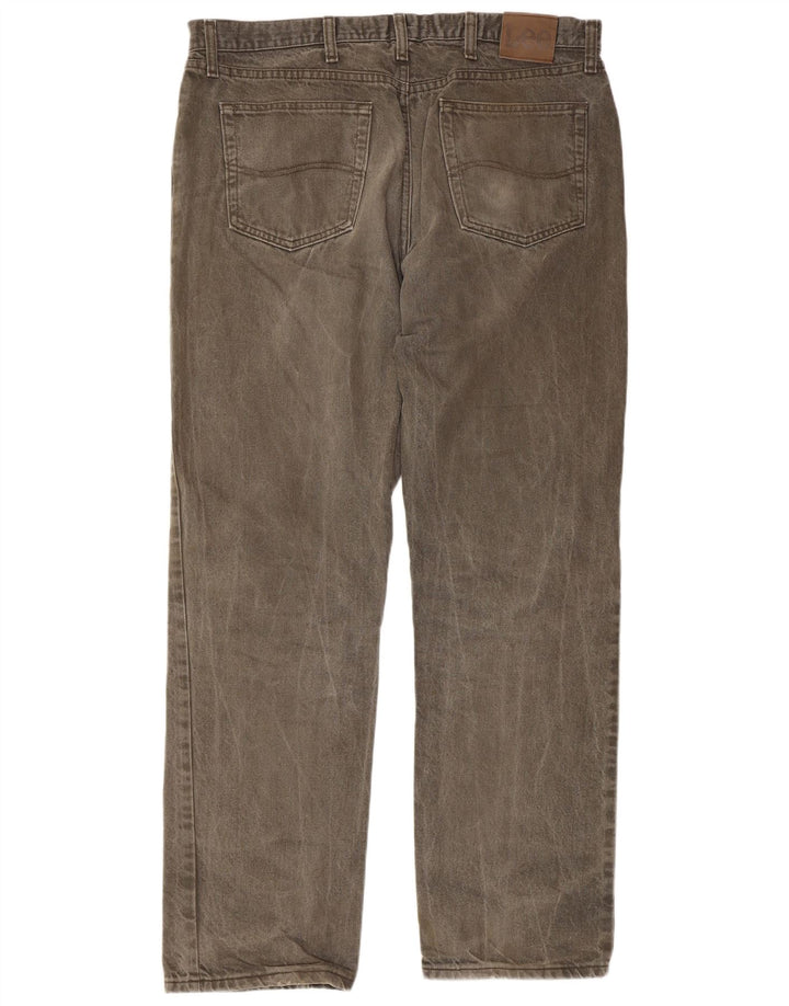 Lee Mens Regular Fit Straight Jeans W38 L32 Grey