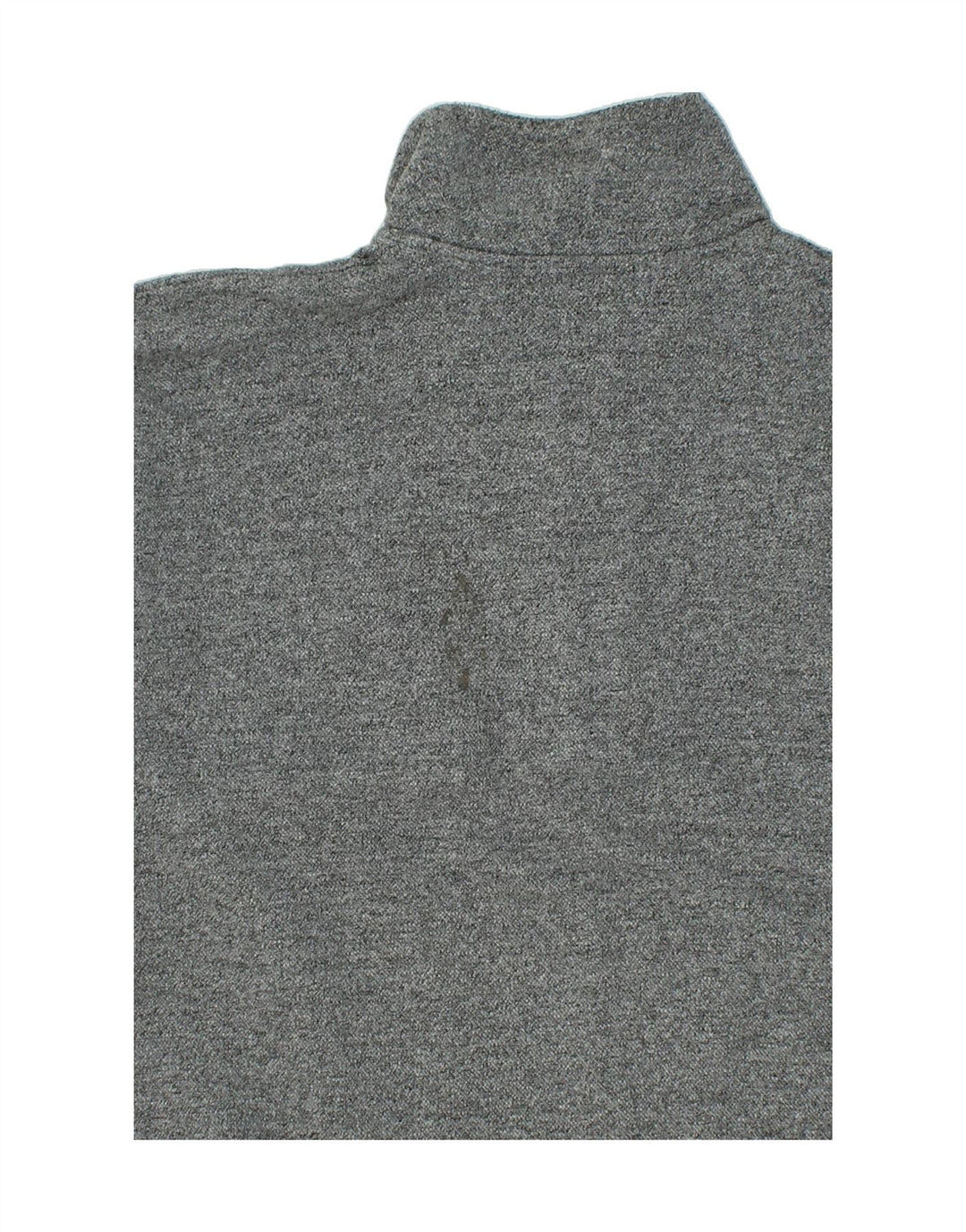 VINTAGE Mens Zip Neck Jumper Sweater XL Grey Cotton Vintage Vintage and Second-Hand Vintage from Messina Hembry 